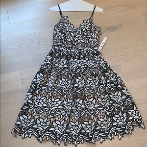 Aqua Lace Midi Dress